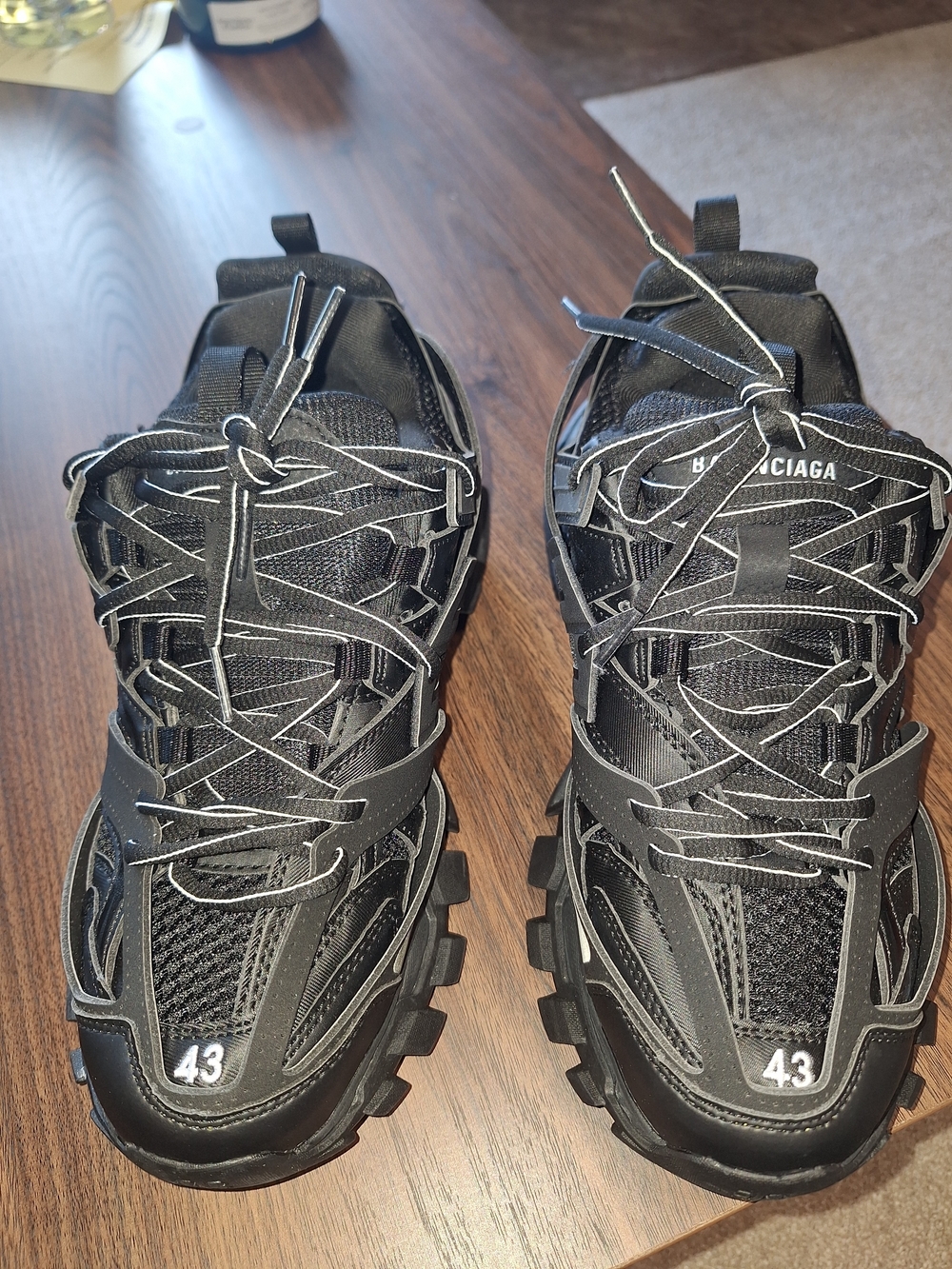 Balenciaga Men's Black Track Trainer Sneakers - Picture 5 of 5